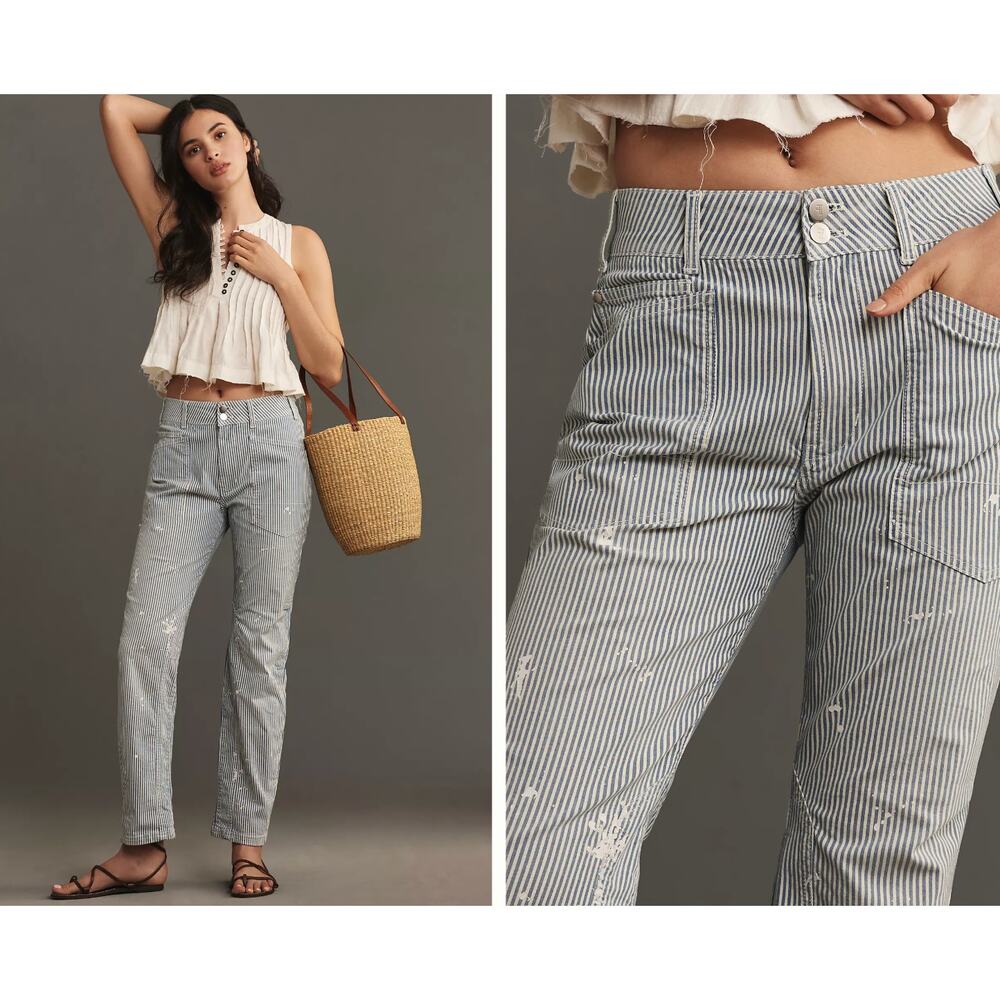 NWOT The Wanderer Mid-Rise Relaxed-Leg Jeans by Pilcro | Size 26